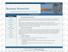 Tablet Screenshot of business-protection.at